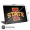 Iowa State University Primary Logo Black Universal Laptop 13in (10.6 x 7.6in) Skin